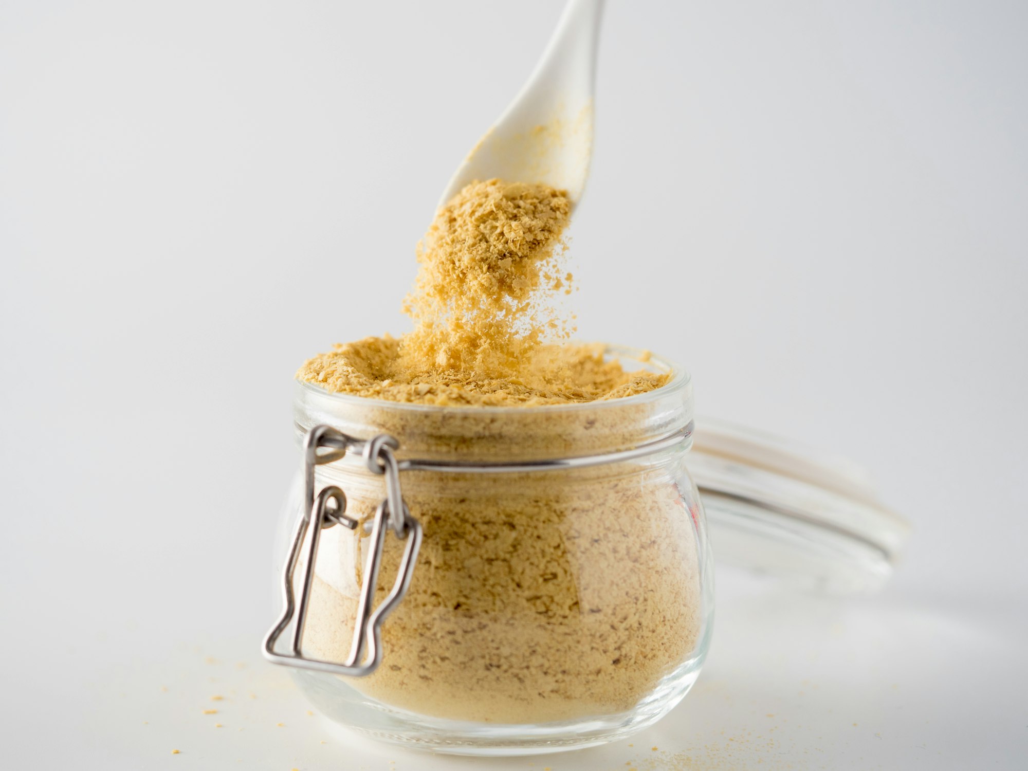 Bocal de levure de bière riche en vitamines B